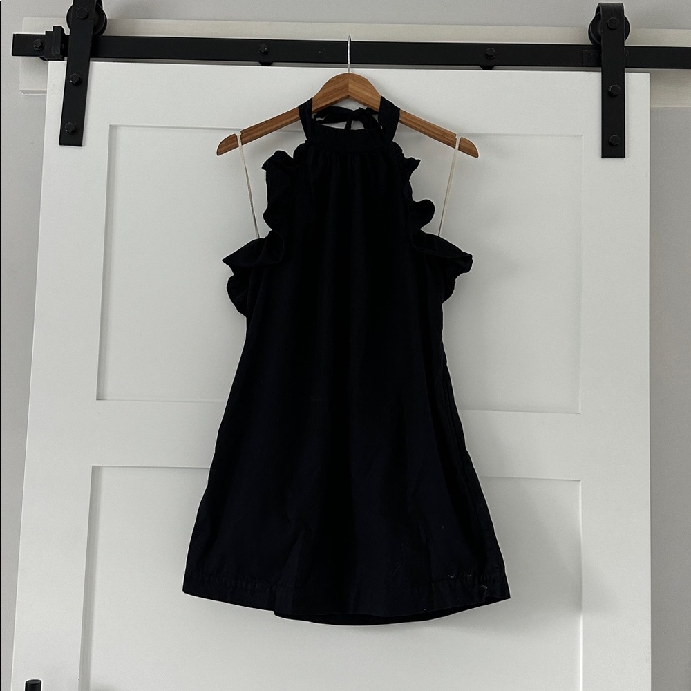 Free People Low Back Dress with Bow Detail